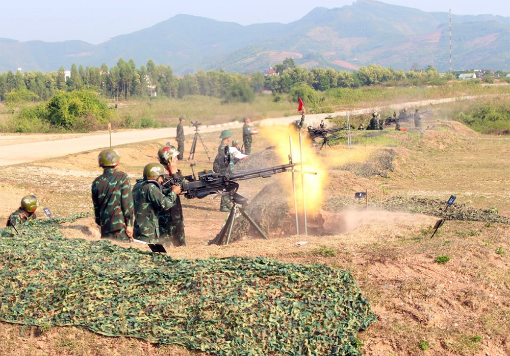 Quân khu 1 khai mạc Hội thi bắn đạn thật lực lượng phòng không kiêm nhiệm năm 2022